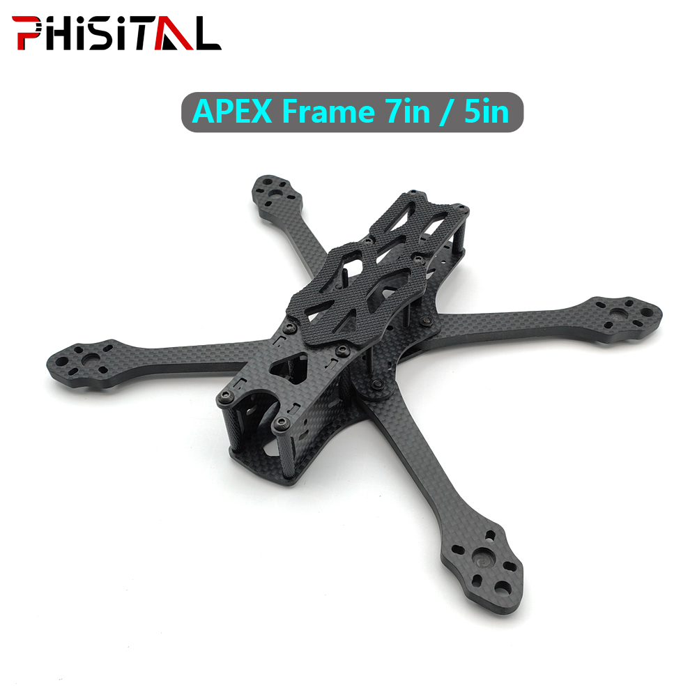 Drone Racing Frame - APEXフレーム 7インチ/6インチ/5インチ カーボンファイバー製クアッドコプターフレームキット（19/22mmカメラ用） | アナログVTX |