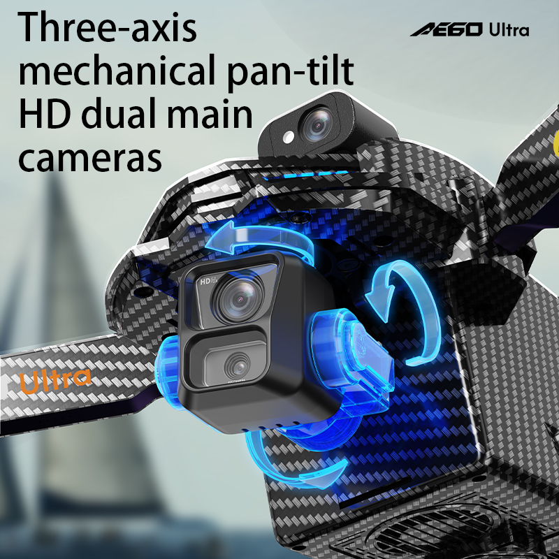 AE60 GPSドローン プロフェッショナル 8Kカメラ 3 - Drone Racing Camera のレビューと価格